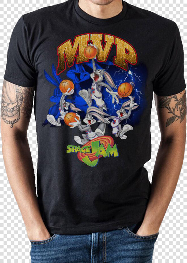 Mvp Bugs Bunny Space Jam T shirt  HD Png DownloadTransparent PNG