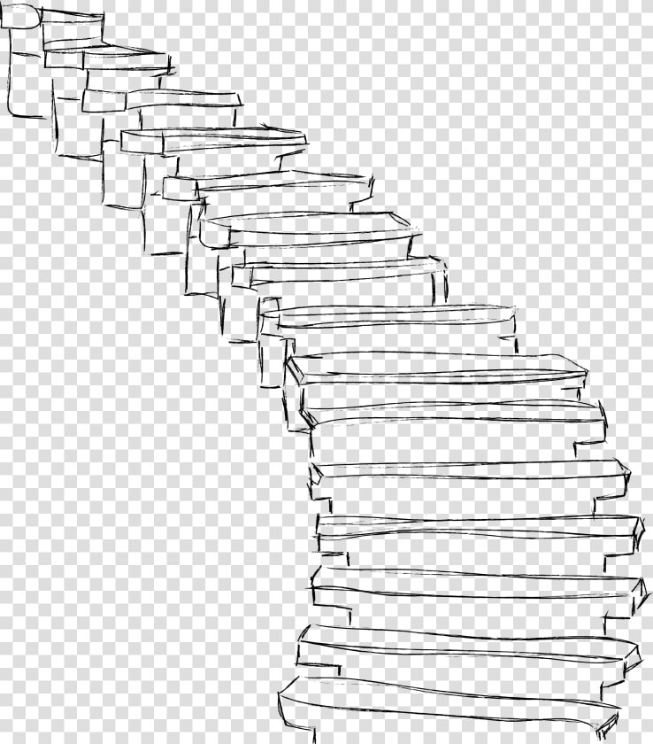 Stairs Drawing Art   Transparent Stairs Cartoon  HD Png DownloadTransparent PNG