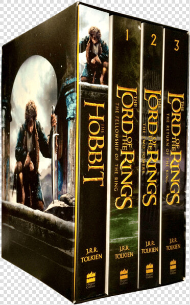 The Hobbit And The Lord Of The Rings   Lord Of The Rings Hobbit Book Box Set  HD Png DownloadTransparent PNG