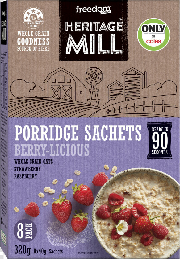 Heritage Mill Porridge Sachets  HD Png DownloadTransparent PNG