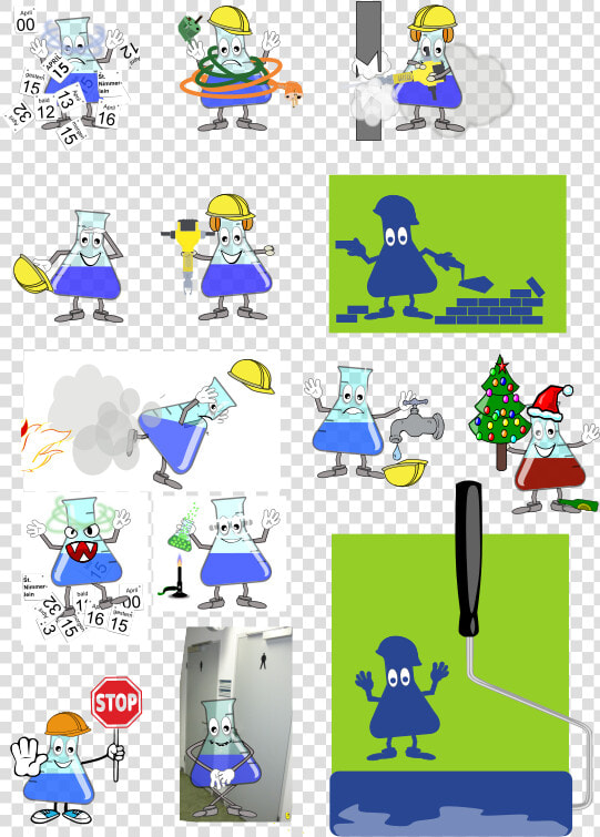 Laboratory Mascot  Animated Erlenmeyer Flask   Laboratory  HD Png DownloadTransparent PNG