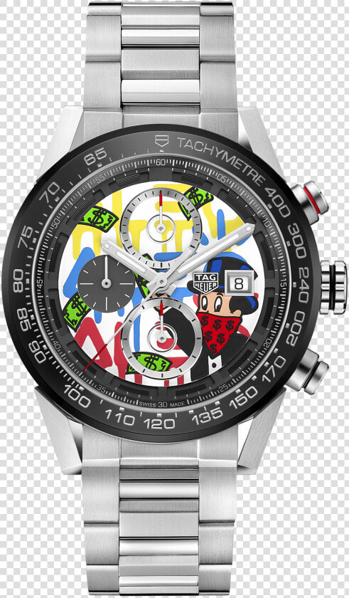 Tag Heuer Watch Carrera Calibre Heuer 01 Alec Monopoly   Tag Heuer Carrera Alec Monopoly  HD Png DownloadTransparent PNG