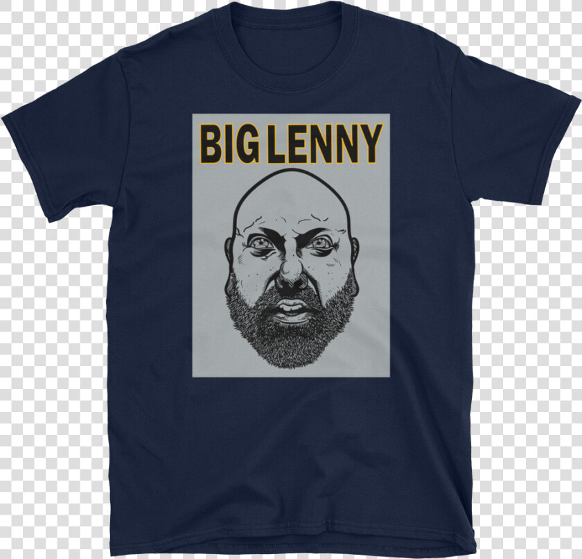 Big Lenny Face Steeler Work Mockup Front Flat Navy   Girls Just Wanna Do Science  HD Png DownloadTransparent PNG