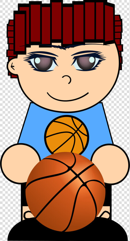 Boy With Basketball Basketball And Soccer  HD Png DownloadTransparent PNG