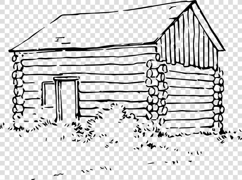 Log Cabin Cottage Clip Art   Transparent Wood Cabin Drawing  HD Png DownloadTransparent PNG