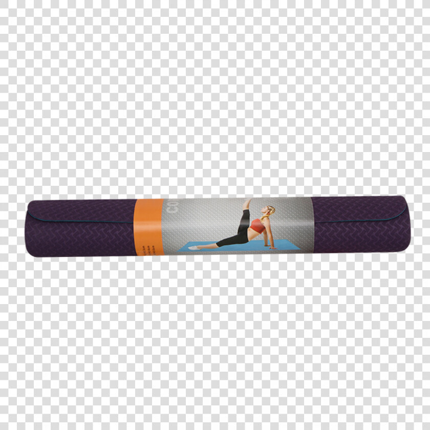 Yoga Mat Tpe Two Layer   Exercise Mat  HD Png DownloadTransparent PNG