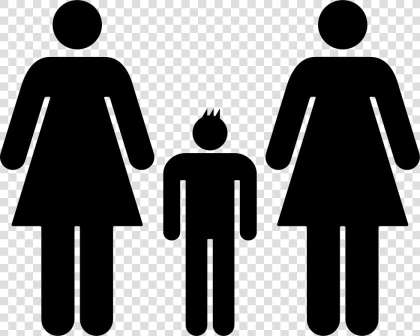 Women Couple With A Boy   Ladies Only Toilet Sign  HD Png DownloadTransparent PNG