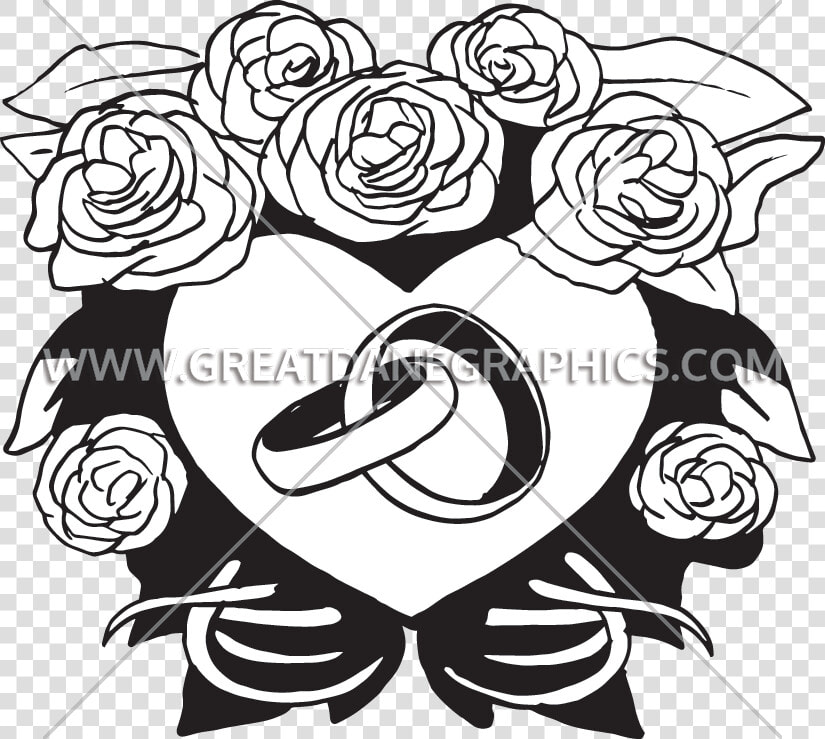 Anniversary Drawing Heart   Anniversary Drawings In Rose  HD Png DownloadTransparent PNG