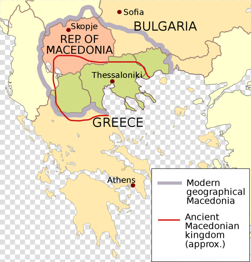 Ancient Macedon  amp  Modern Political Map Overlay   Republic Of North Macedonia  HD Png DownloadTransparent PNG