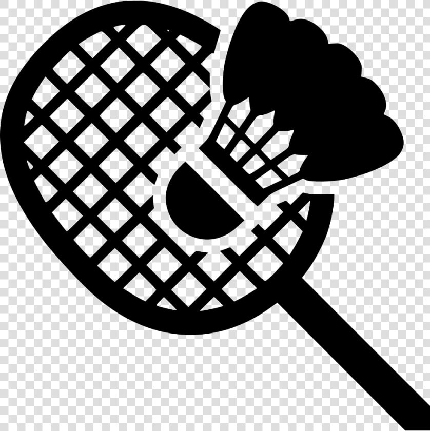 Badminton Racket Shuttlecock   Racket Clipart Black And White  HD Png DownloadTransparent PNG