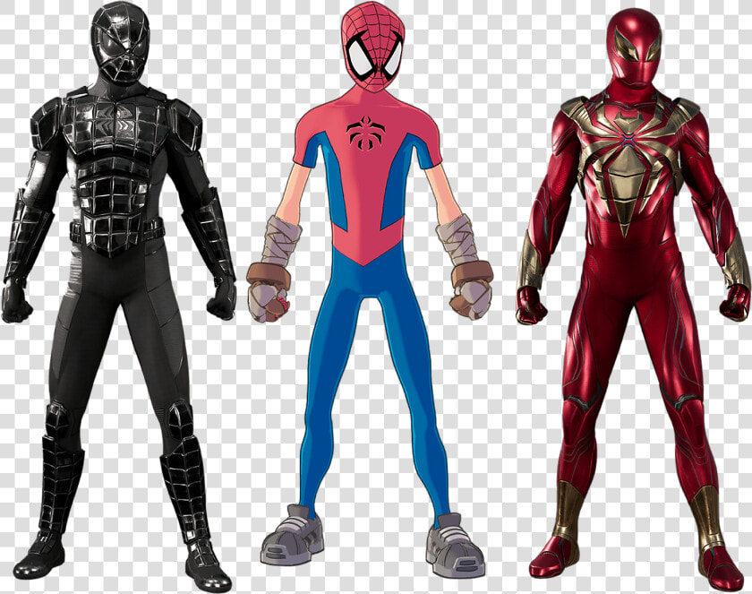 Transparent Iron Spider Png   Spider Man Ps4 Dlc Suits  Png DownloadTransparent PNG