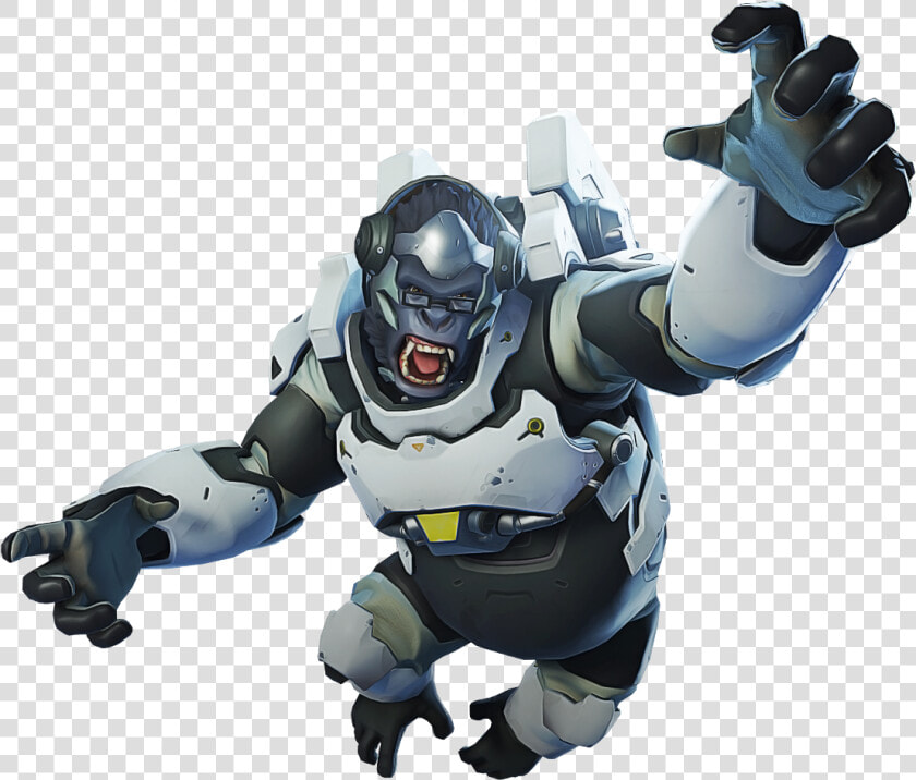 Winston Png Overwatch Picture Black And White   Overwatch Winston Png  Transparent PngTransparent PNG