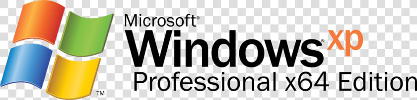 Windows Xp Professional X64 Edition Logo   Windows Xp Professional Logo  HD Png DownloadTransparent PNG