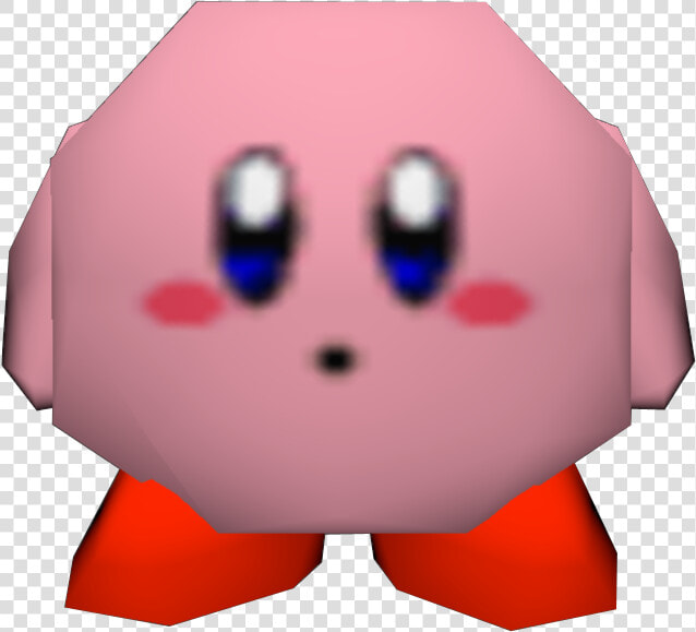 Transparent Kirby Sprite Png   Kirby Smash 64 Model  Png DownloadTransparent PNG