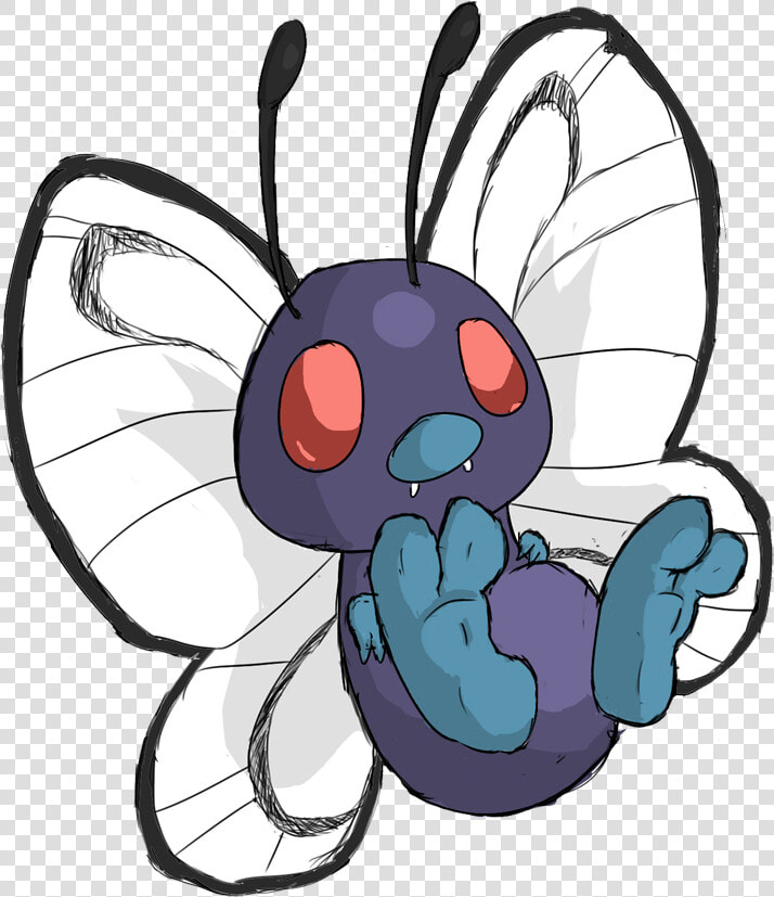 Butterfree   Png Download   Cartoon  Transparent PngTransparent PNG