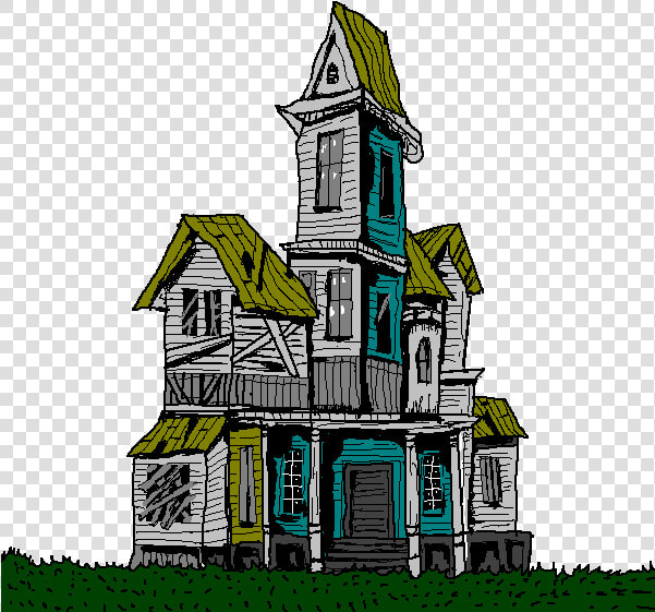 Of Worship manor House residential   Old Haunted House Clipart  HD Png DownloadTransparent PNG