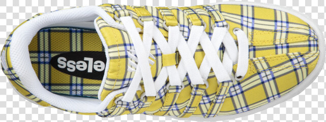 Authentic K swiss Classic Vn T Clueless Yellow Plaid   Plaid  HD Png DownloadTransparent PNG