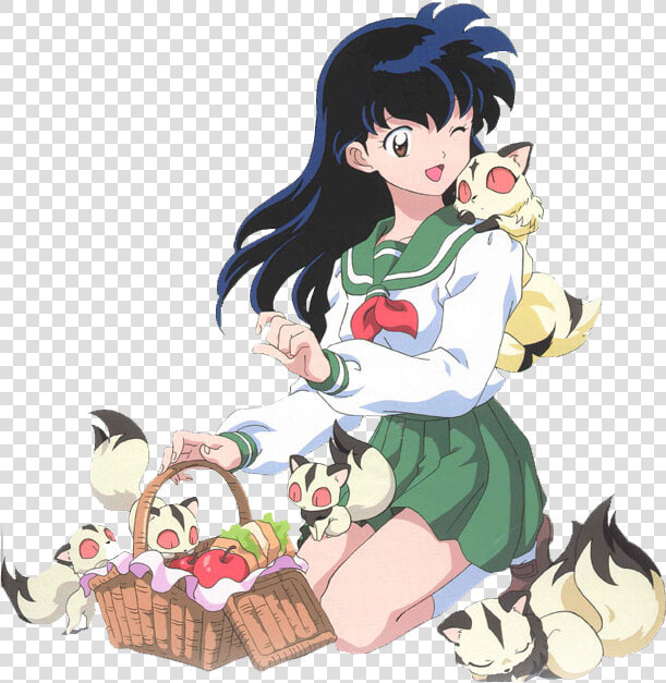 Kagome Higurashi And Kirara  HD Png DownloadTransparent PNG