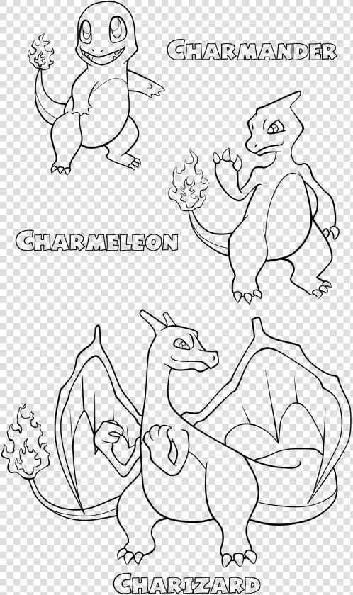 Baby Charizard Coloring Pages Charmander Coloring Pages   Charmander Charizard Coloring Page  HD Png DownloadTransparent PNG