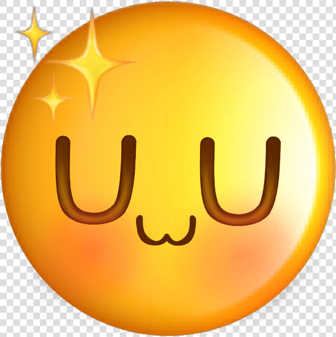 I Made This Uwu Emoji Because Why Not   Smiley  HD Png DownloadTransparent PNG