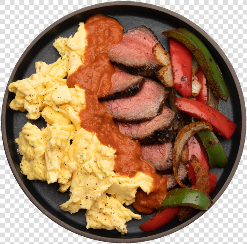 Steak  amp  Eggs   Scrambled Eggs  HD Png DownloadTransparent PNG