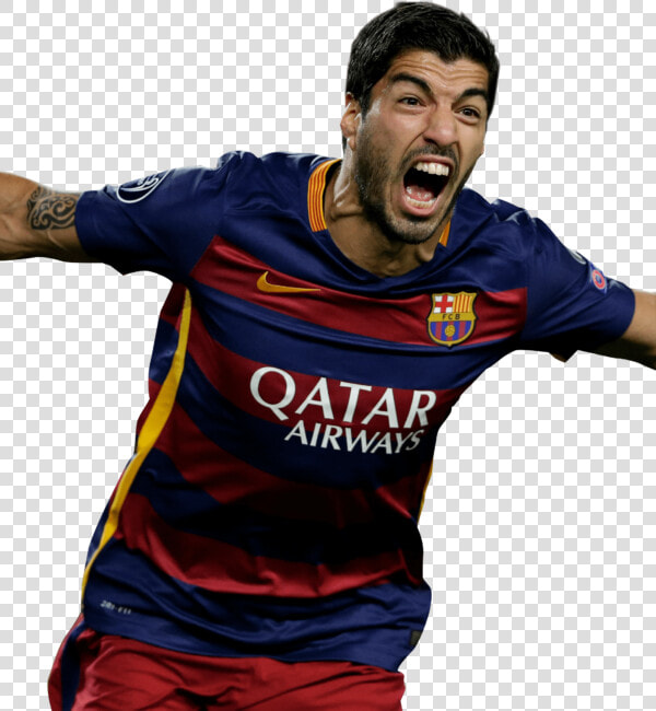 Luis Suárez Goal Running Hd Wallpaper Images   Luis Suarez Bite Barcelona  HD Png DownloadTransparent PNG