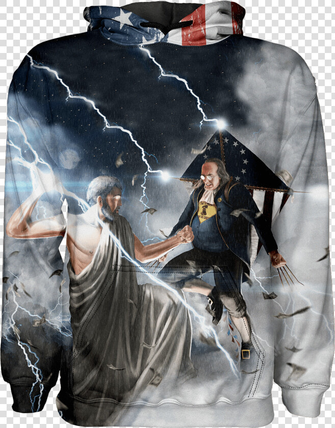 Ben Franklin Vs Zeus  HD Png DownloadTransparent PNG