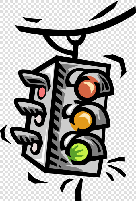 Vector Illustration Of Traffic Light Signals Or Stop  HD Png DownloadTransparent PNG