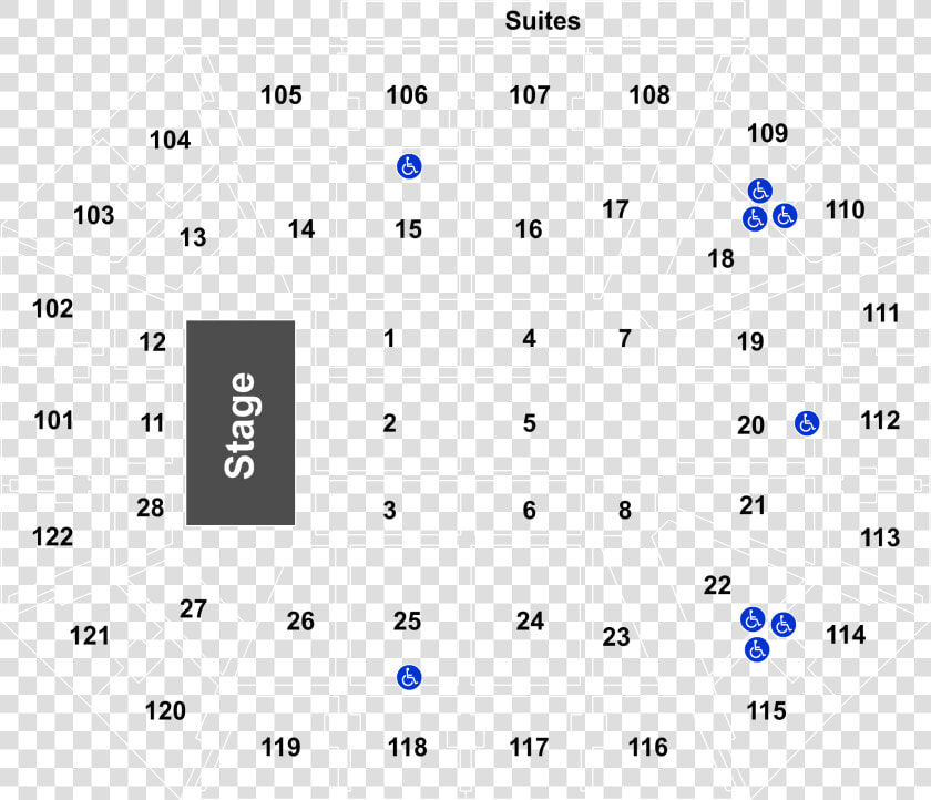 Mohegan Sun Arena Seating Chart  HD Png DownloadTransparent PNG