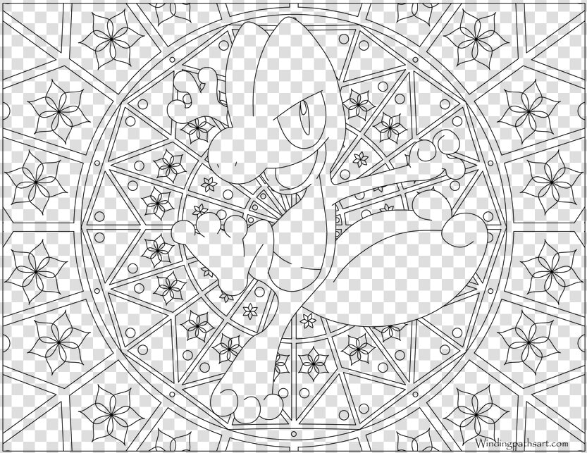  252 Treecko Pokemon Coloring Page   Coloring Pages For Adults Pokemon  HD Png DownloadTransparent PNG