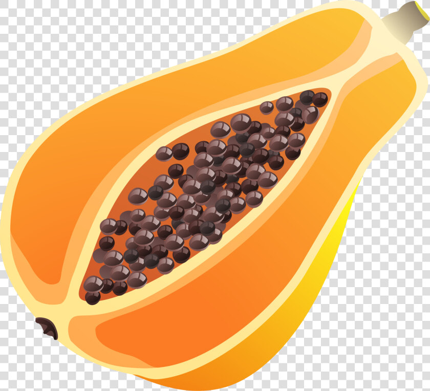 Transparent Papaya Clipart   Orange Papaya Fruit Cartoon  HD Png DownloadTransparent PNG