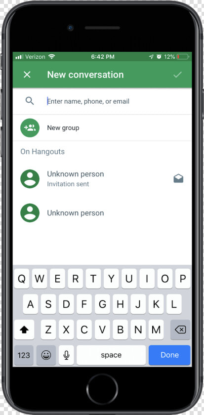 Google Hangouts Group Chat   Happens When You Unsend A Message  HD Png DownloadTransparent PNG