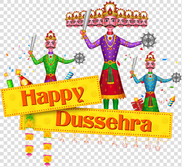 Clipart Happy Dussehra   Ravan Dahan  HD Png DownloadTransparent PNG