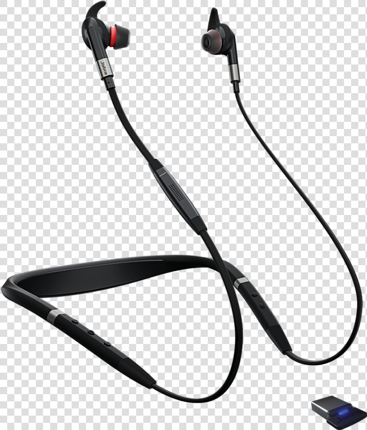 Jabra Evolve 75e Ms  amp  Link 370  HD Png DownloadTransparent PNG