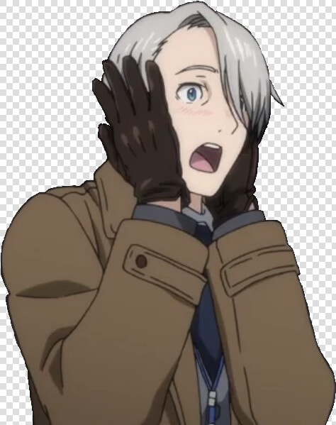 “ Transparent Surprised Viktor ” i Feel This Is A   Victor Nikiforov Gay  HD Png DownloadTransparent PNG