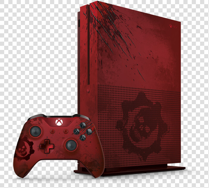 Xbox One S “gears Of War 4” Limited Edition 2tb Bundle   Xbox One S Gears Of War Edition  HD Png DownloadTransparent PNG