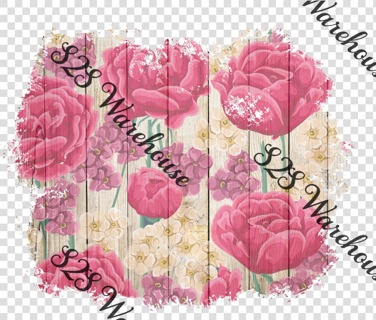 Floral Rose Wood Background   Fudo Madeira Com Flores  HD Png DownloadTransparent PNG