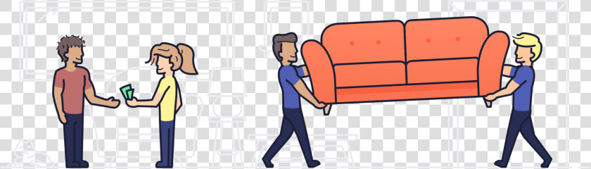 Person Picking Up Furniture  HD Png DownloadTransparent PNG