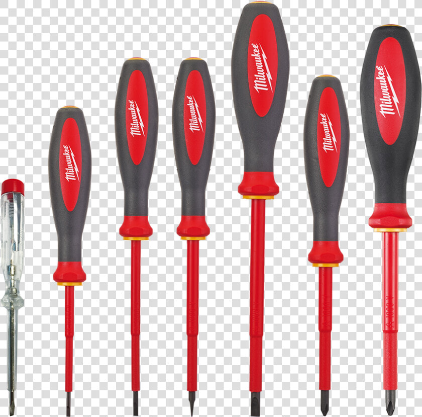 7pc Vde Insulated Screwdriver Set  HD Png DownloadTransparent PNG