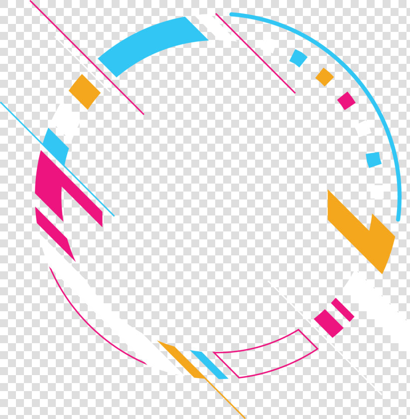 Colourful Circle Banner With Abstract   Png Circle Banner Png  Transparent PngTransparent PNG