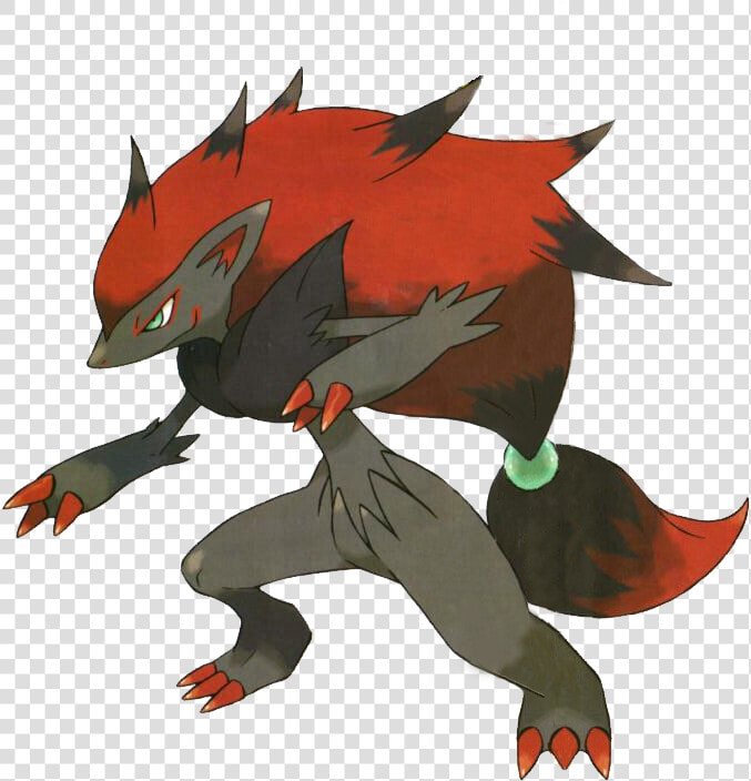 Pokemon Thats Red And Black   Pokemon Zoroark  HD Png DownloadTransparent PNG