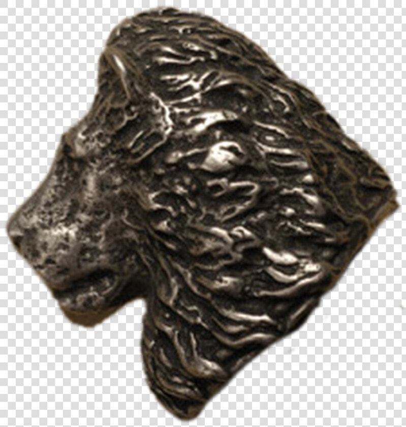 Lion Head lft Knob   Bronze Sculpture  HD Png DownloadTransparent PNG