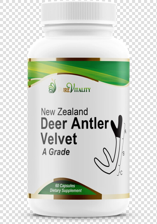 Deer Antler Velvet Grade A 60 X 250mg   Velvet Antler  HD Png DownloadTransparent PNG