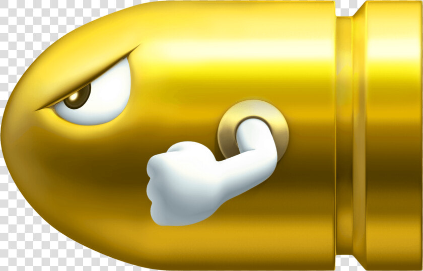 Super Mario Land   Gold Bullet Bill Mario  HD Png DownloadTransparent PNG