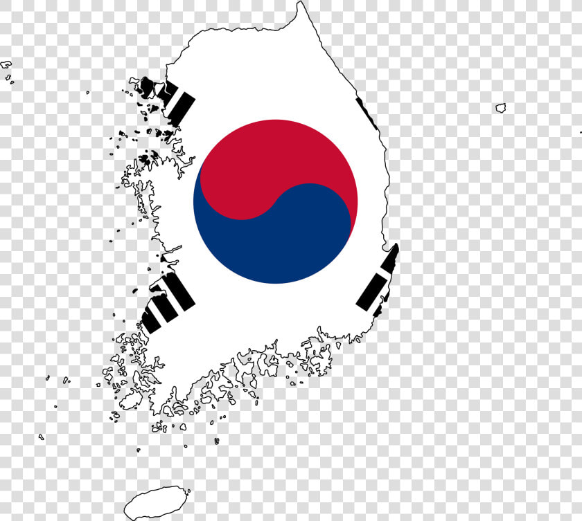 North Korea Flag Clipart Png   South Korea Flag On Country  Transparent PngTransparent PNG