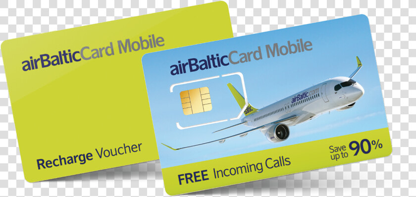 Prepaid Data Sim Card Wiki   Airbaltic Card Mobile  HD Png DownloadTransparent PNG