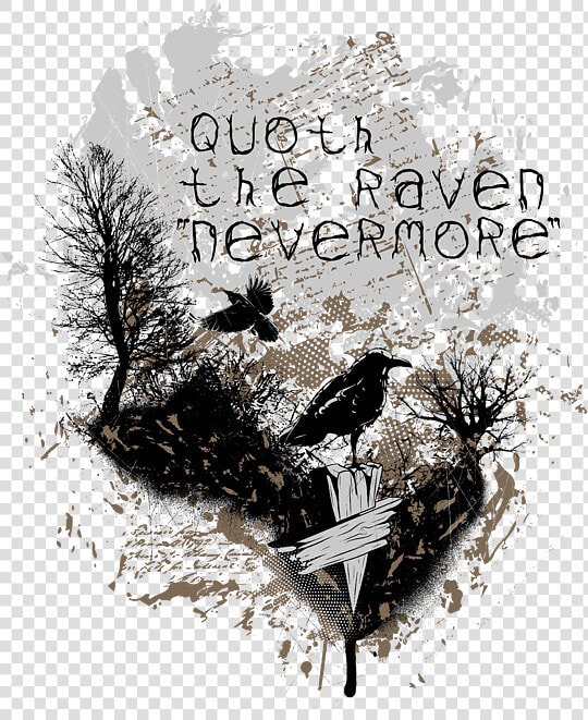 Nevermore Edgar Allan Poe  HD Png DownloadTransparent PNG