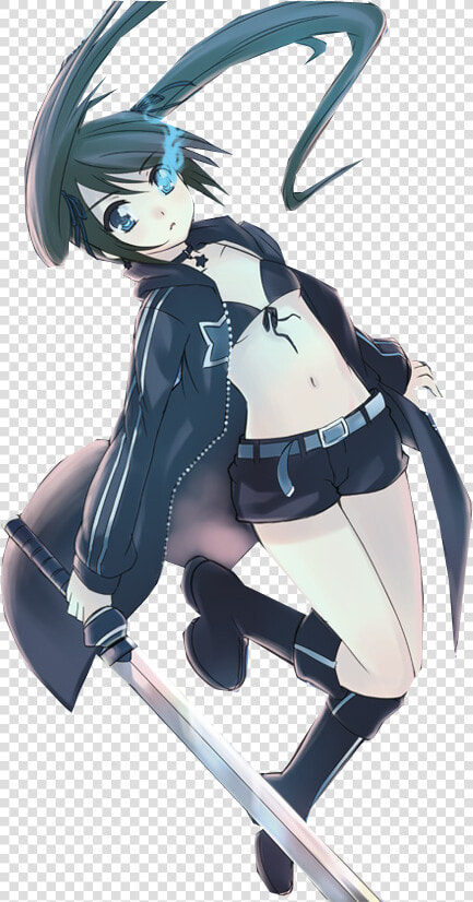 Black Rock Shooter Render  HD Png DownloadTransparent PNG