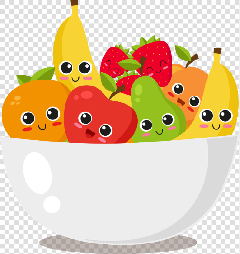 Fruit Bowl   Cartoon Fruit Salad Png  Transparent PngTransparent PNG