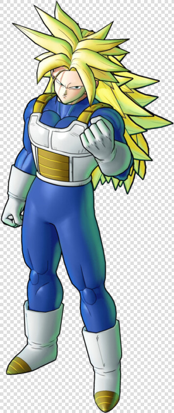 Trunks Saiyan Armor Ssj3 By Spongeboss d32c8ao   Future Trunks Raging Blast 2  HD Png DownloadTransparent PNG